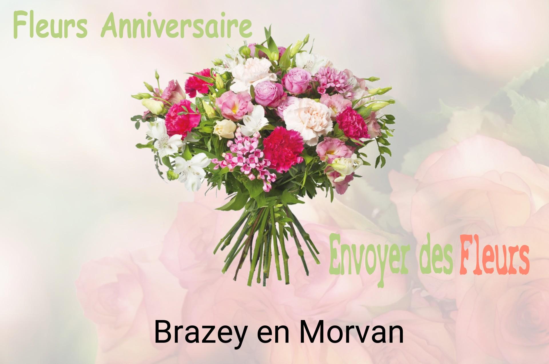 Bouquet de fleurs d’anniversaire livré à Brazey-en-Morvan
