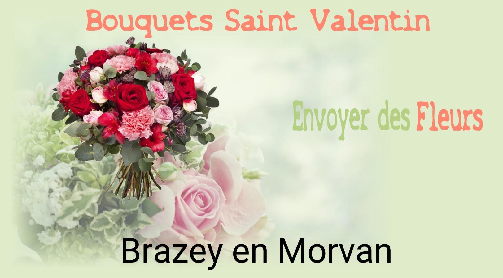 Roses de Saint-Valentin livrées à Brazey-en-Morvan